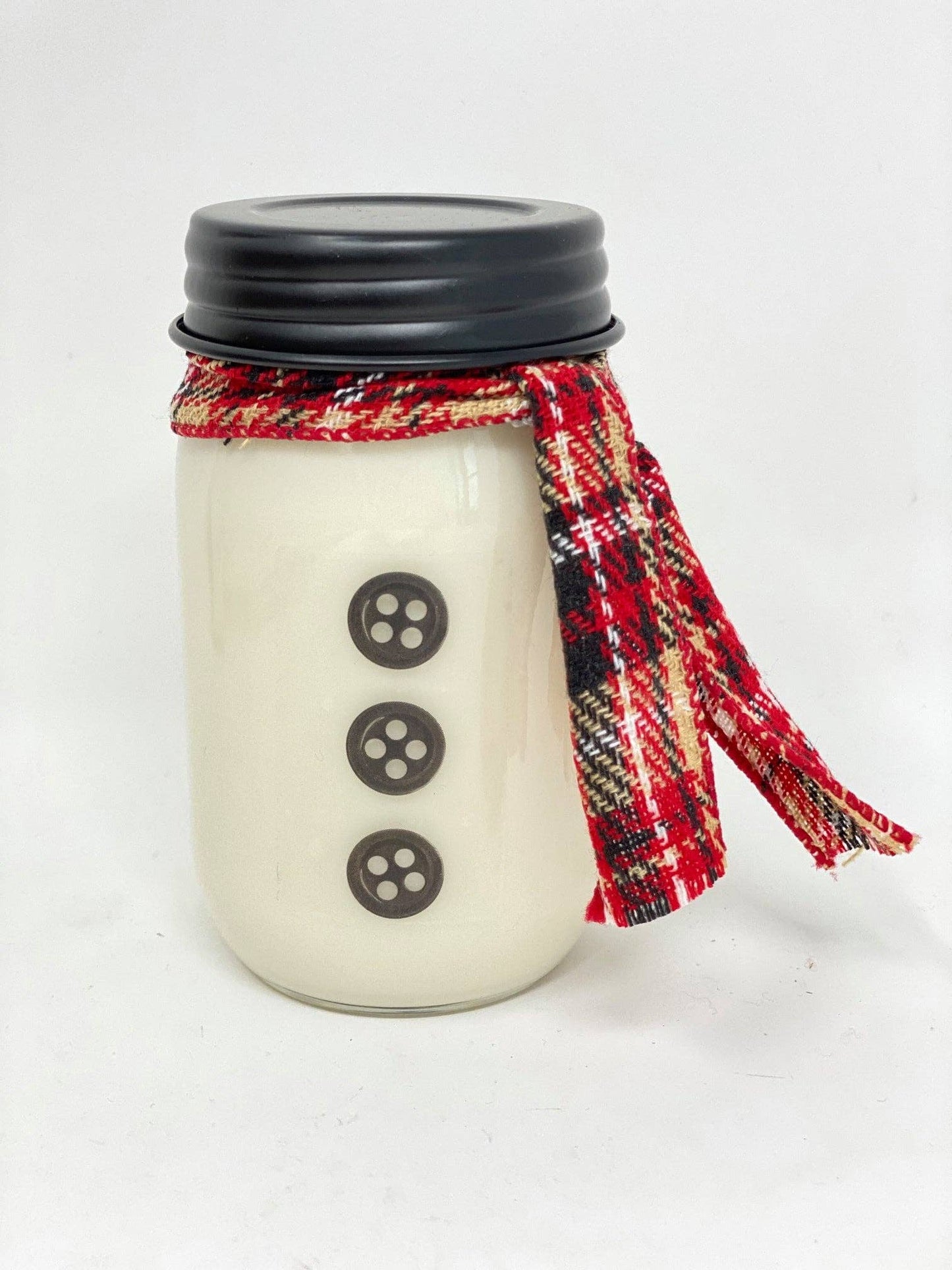 Snowman Christmas Candles - Jumbo Soy Wax Candle w/Scarf