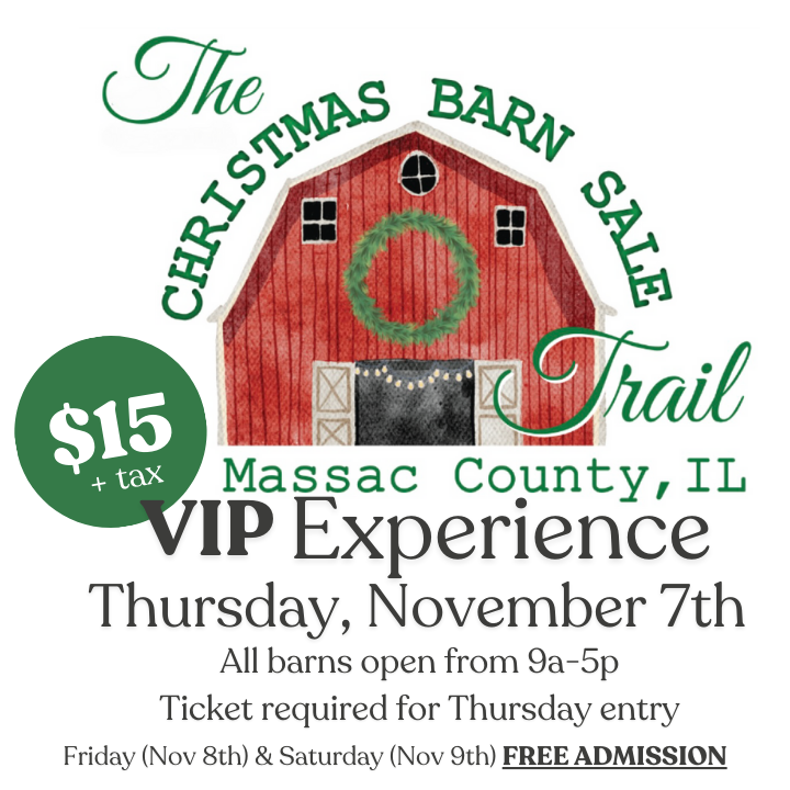 Christmas Barn Sale Trail VIP EXPERIENCE PASS