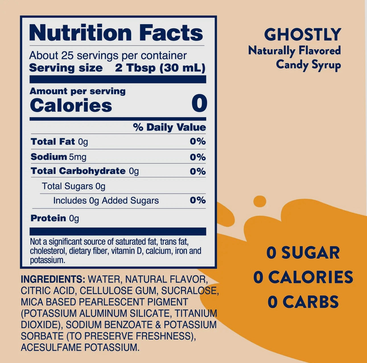 Ghostly Sugar Free Syrup